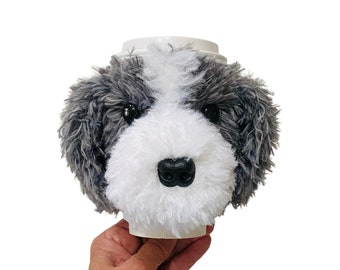 Aussiedoodle Cup Cozy, Aussiedoodle Gift, Aussie Doodle Dog Gift, Doodle Owner or Lover or Dog Mom or Dad Gift, Realistic Dog Themed Gift