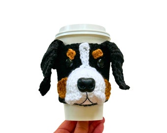 Bernese Mountain Dog Cup Cozy, Berner Dog Bernese Mom, Bernese Dog, Berner Mom, Berner Gift, Custom Dog Gifts, Dog Gifts for Owners
