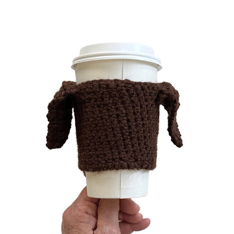 Realistic Labrador Crochet Pattern: Black, Chocolate, Yellow Lab Cup Cozy Pattern (PDF Crochet Gift Pattern) image 10
