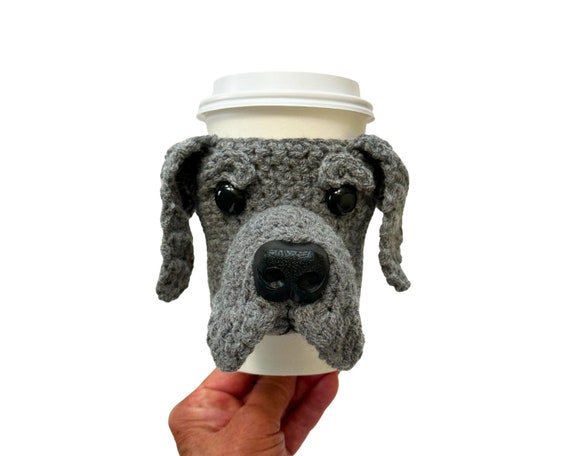Great Dane Cup Cozy, Blue Great Dane Gifts, Great Dane Owner, Realistic Dog Themed Gift, Breed Specific Gifts, Dog Mom or Dog Dad Gift