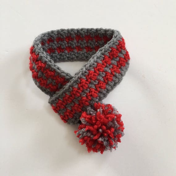 crochet dog scarf