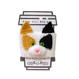 Glückskatze häkeln, Katzenmuster, Katzenliebhaber häkeln, Katzenrasse häkeln, Häkelkatzengeschenk, realistische Katze, Schalenärmelmuster