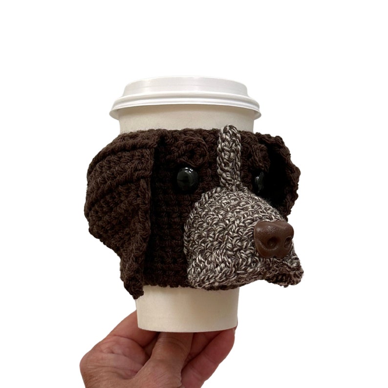 GSP Crochet Pattern: German Shorthaired Pointer Cup Cozy, Realistic Dog ...