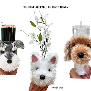 Goldendoodle Dog Cup Cozy, Golden Doodle Gifts, Doodle Owner, Doodle Lover, Realistic Dog Themed Gift, Doodle Dog Mom or Dad Gift image 9