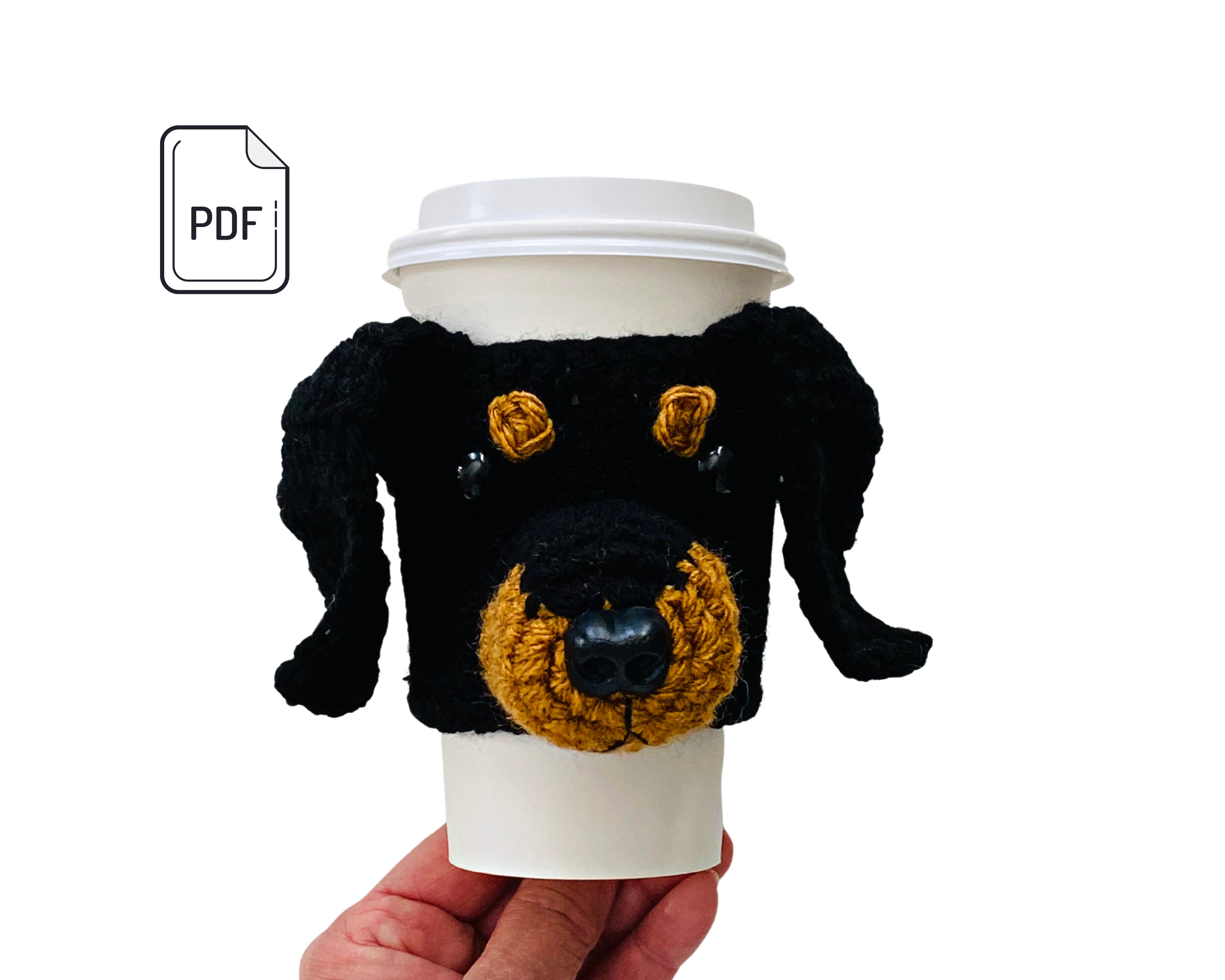 39 Dachshund Crochet Patterns to Stitch for Gifts, Decor, and Everyday Cuteness 36 Realistic Dachshund Dog Crochet Pattern: Weiner Dog Cup