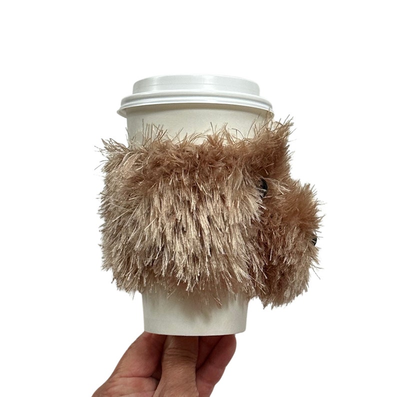 Cavapoo Cup Cozy Pattern, Realistic Dog Crochet Pattern, Crochet Dog ...