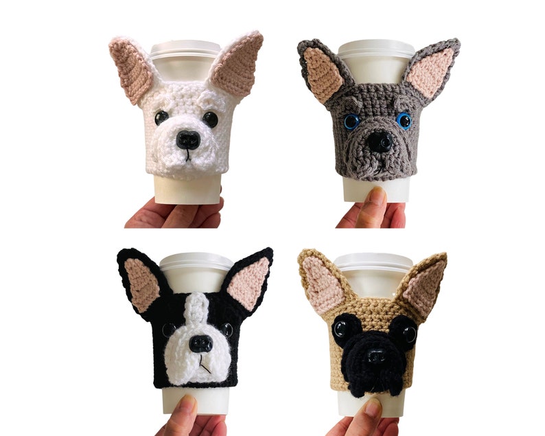 French Bulldog Mug Cozy, French Bulldog Gift, Frenchie Owner, Bulldog Lover, Bull Dog Themed Gift, Realistic Dog Gifts, Bulldog Mom or Dad