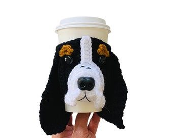 Black Basset Hound Dog Cozy, Basset Hound Gifts, Basset Hound Dog Lover Gift, Basset Hound Owner, Basset Hound Lover, Basset Hound Mom