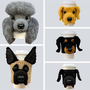 Dog Crochet Pattern Bundle – Poodle, German Shepherd, Golden Retriever, Dachshund, Labrador – Crochet PDF Set
