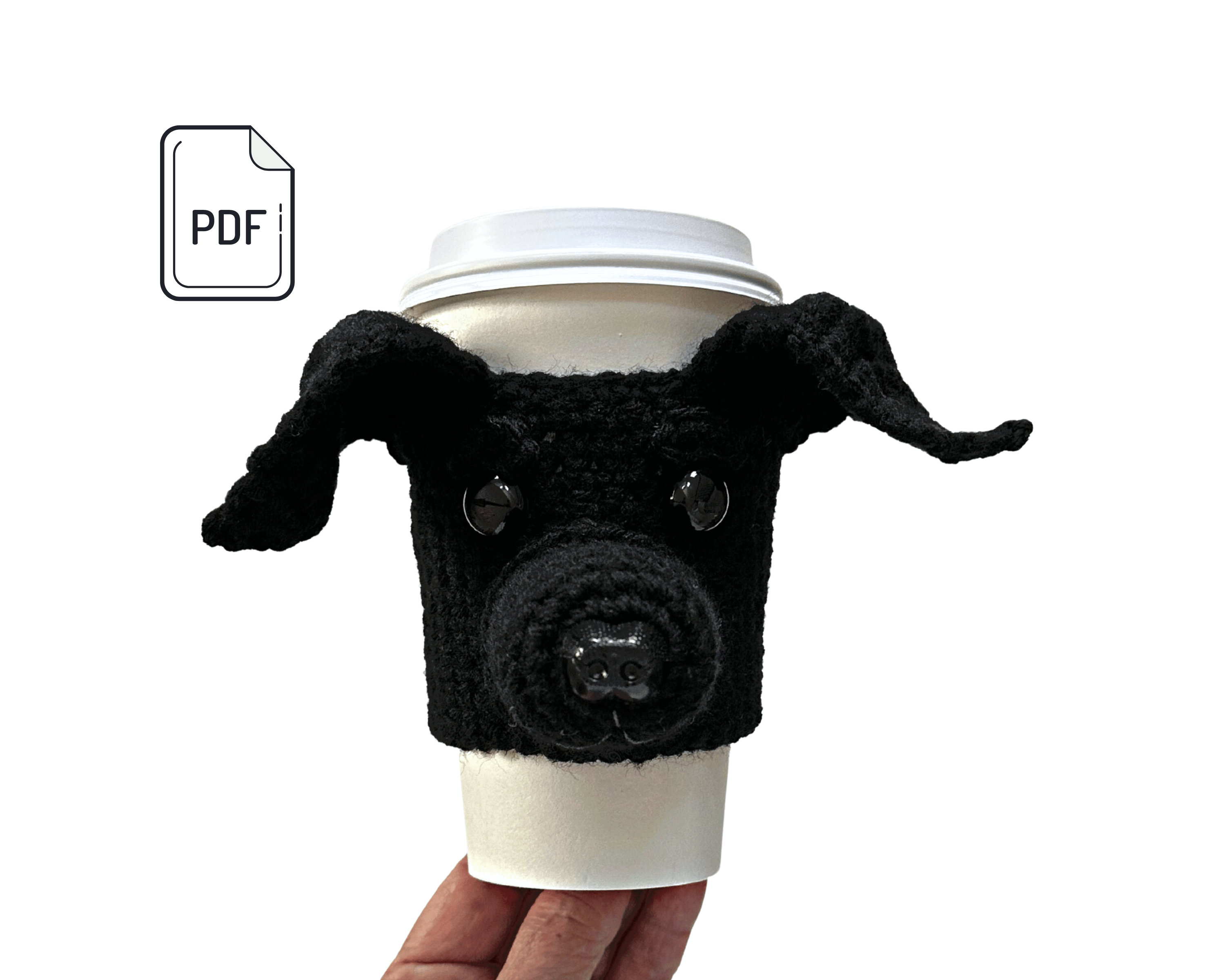 40 Dog Crochet Patterns for Amigurumi, Wearables, and Giftable Makes 13 Lurcher Crochet Pattern Cup Cozy