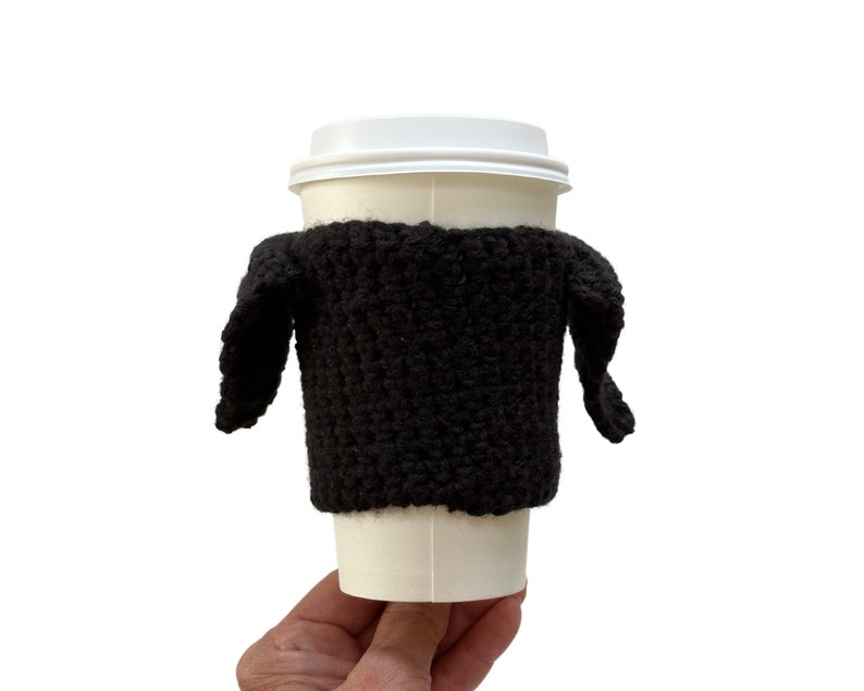 Realistic Labrador Crochet Pattern: Black, Chocolate, Yellow Lab Cup Cozy Pattern (PDF Crochet Gift Pattern) image 4