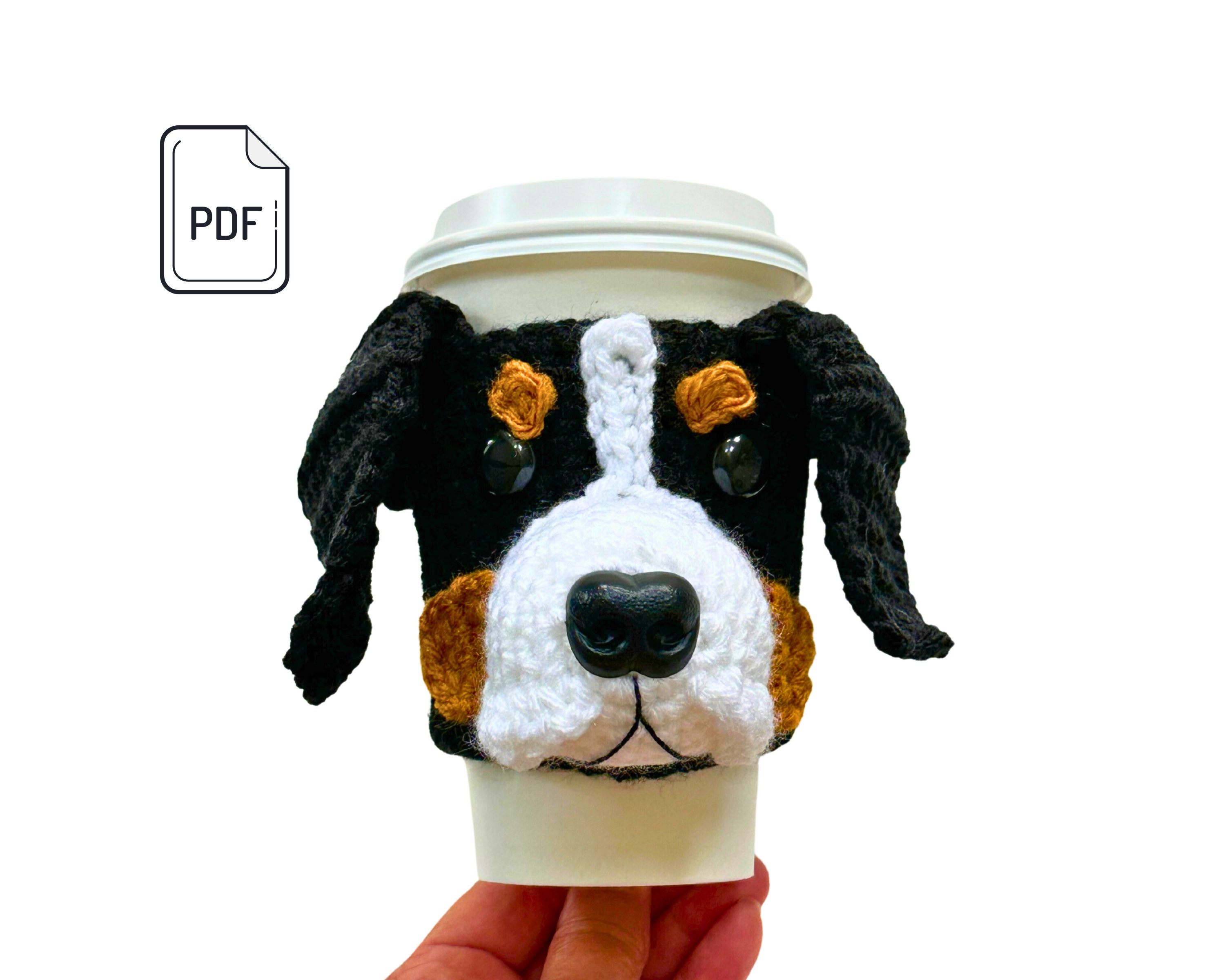 40 Dog Crochet Patterns for Amigurumi, Wearables, and Giftable Makes 29 Bernese Mountain Dog Crochet