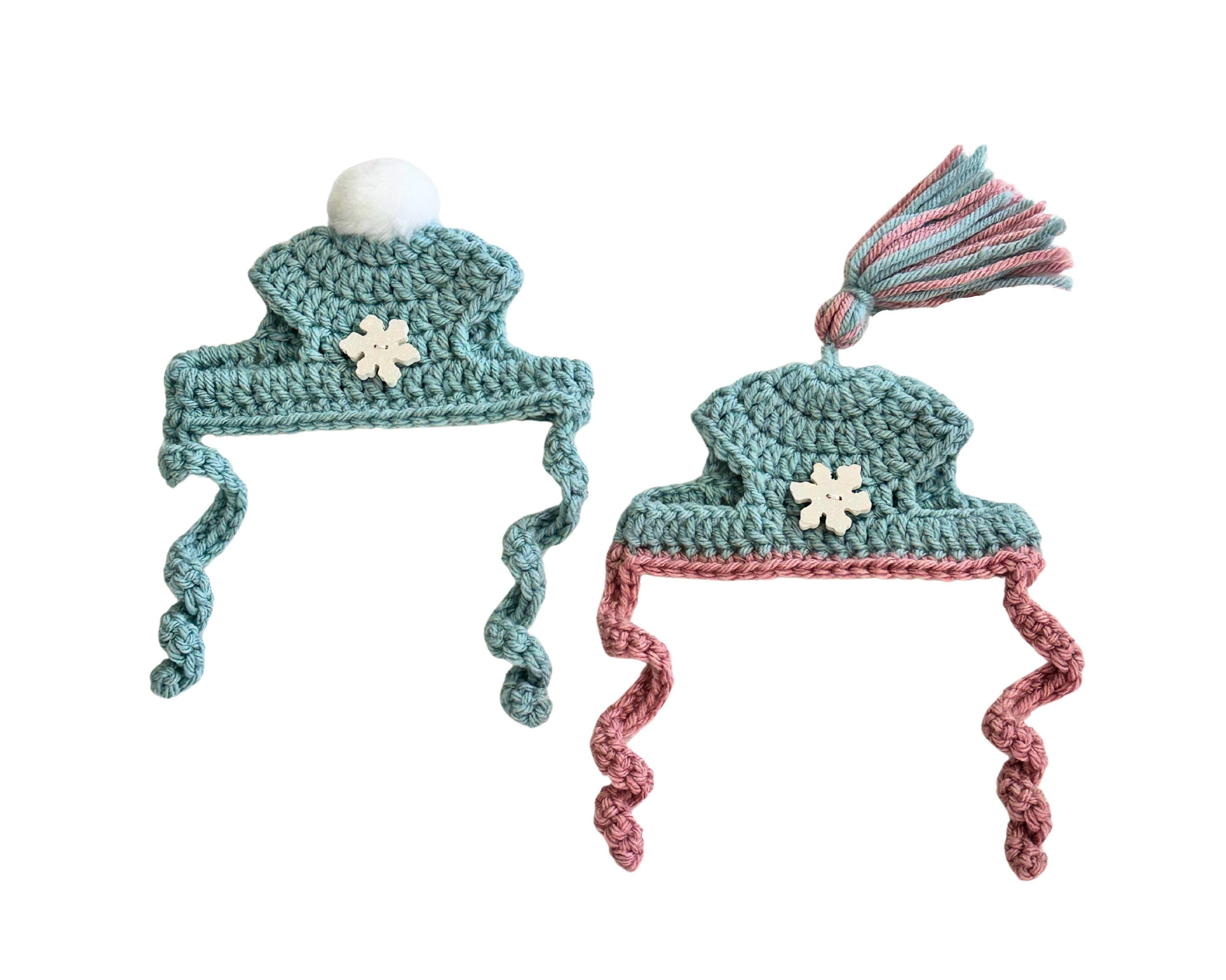 39 Dog Hat Crochet Patterns to Make for Photos, Gifts, and Festive Dress-Up 31 Small Dog Crochet Hat Pattern with Ear Holes