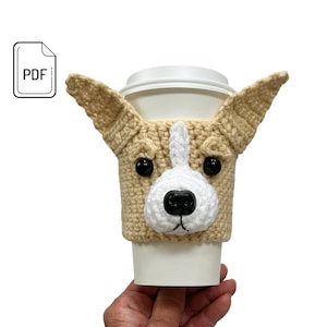 Chihuahua Cup Cozy Pattern, Chihuahua Crochet Pattern, Realistic Dog, Crochet Dog Breed, Crochet for Dog, Dog Lover’s Pattern, Crochet Gift