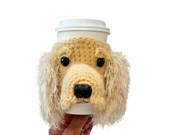 Cocker Spaniel Dog Cup Cozy, English Cocker Spaniel Gift, Realistic Dog Themed Gift, Breed Specific Gifts, Dog Gifts for Owners