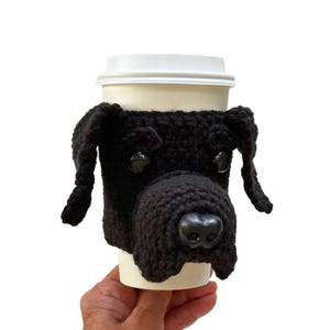 Padrão de crochê realista de labrador: padrão aconchegante para xícara de labrador preto, chocolate e amarelo (padrão de presente de crochê em PDF)