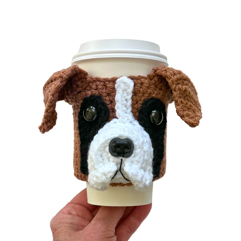 Boxer Dog Mug Cozy, Boxer Dog Gifts, Boxer Dog Lover, Boxer Mom, Boxer Dad, Dog Mom Gift, Boxer Lover, Boxer Dog Owners, Dog Breed Gifts Boxer White Snout