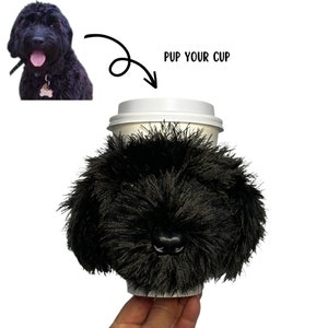 Goldendoodle Dog Cup Cozy, Golden Doodle Gifts, Doodle Owner, Doodle Lover, Realistic Dog Themed Gift, Doodle Dog Mom or Dad Gift image 8