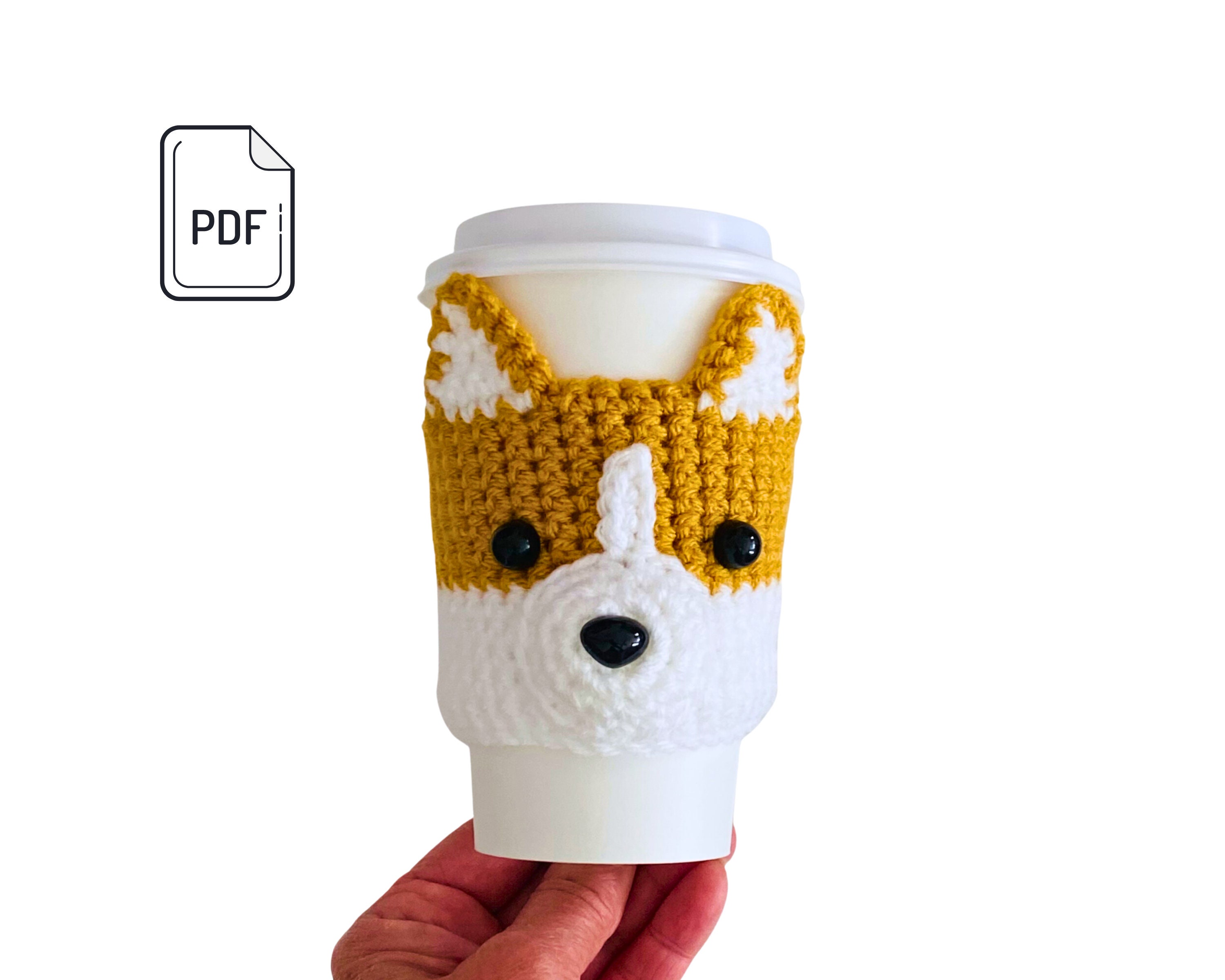 35 Corgi Crochet Patterns for Amigurumi, Pillows, Keychains, and Dog-Lover Gifts 20 Corgi Crochet Pattern Welsh Corgi Cup Cozy