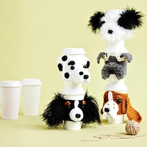 81 Dog Cup Cozy Crochet Pattern Bundle: Realistic Dog Breeds, Easy PDF Patterns for Dog Lovers, Perfect Crochet Gift for Dog Moms