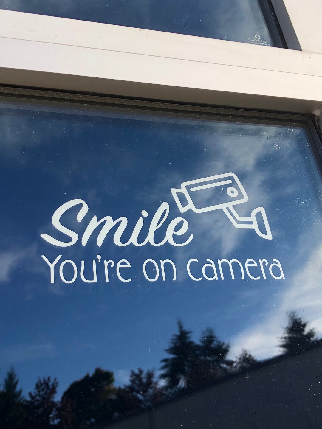 Security Camera Decal Single Custom Etsy