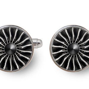 plane engine cufflinks,aviation cufflinks,airplane cufflinks,aircraft cufflinks,aviator gift,pilot gifts for men -with gift box