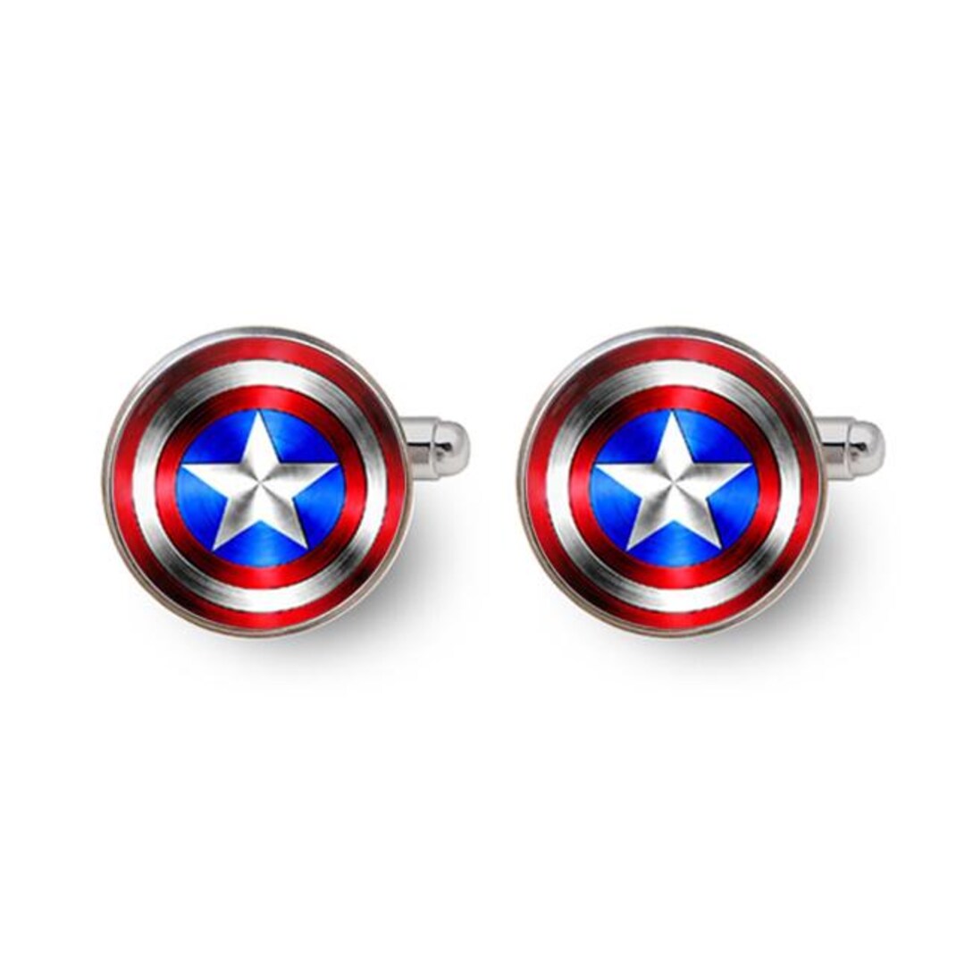 Captain America Shield Cufflinks main image 1