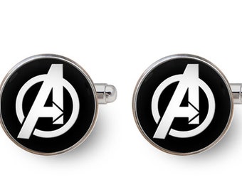 avengers,Avengers cufflinks,marvel,superhero cufflinks,superhero,marvel cufflinks,superheroes,marvel comics,wedding gifts -with gift box