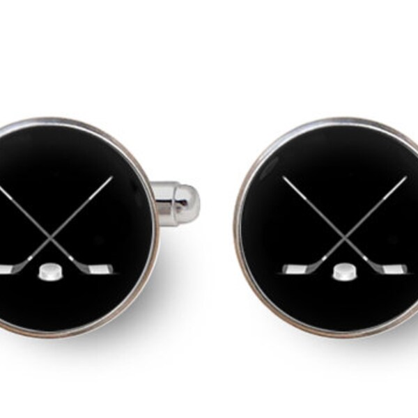 Hockey Cufflinks Etsy