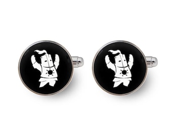 gamer cufflinks,geek cufflinks,gaming gifts for men,personalized cufflinks for weddings,gift for gamer -with Gift Box