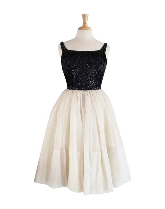 sachin and babi light blue dress sequin skirt dress with chiffon top main image 1