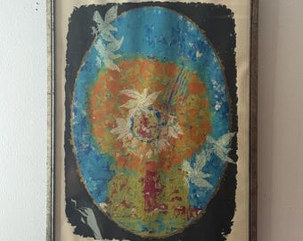 Shraga Weil Cuatro formas de interpretación bíblica Serigrafía Rare Ltd Ed 55/100