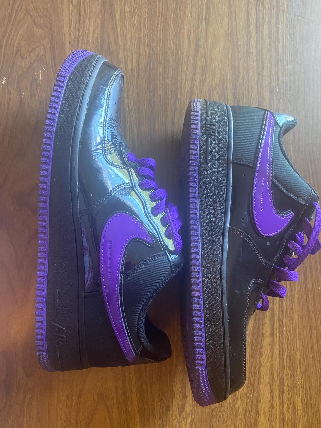 af1 black and purple