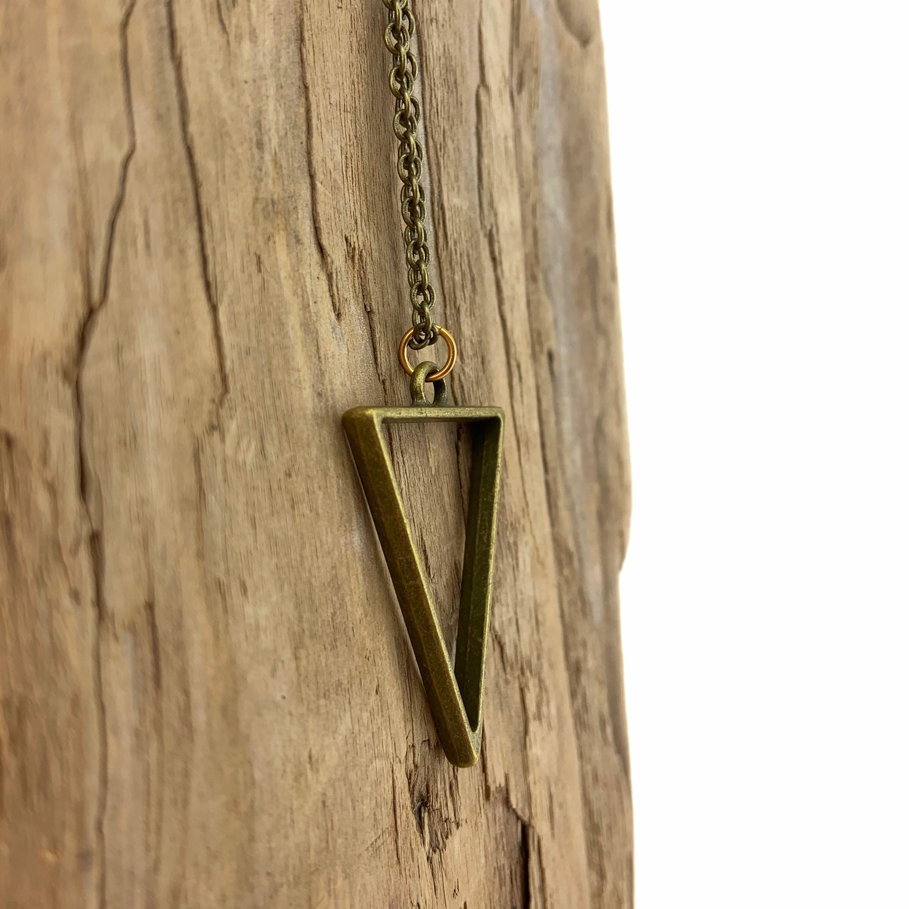 Triangular Collars Collar triangular / Collar geométrico / Collar bestseller / - Etsy España