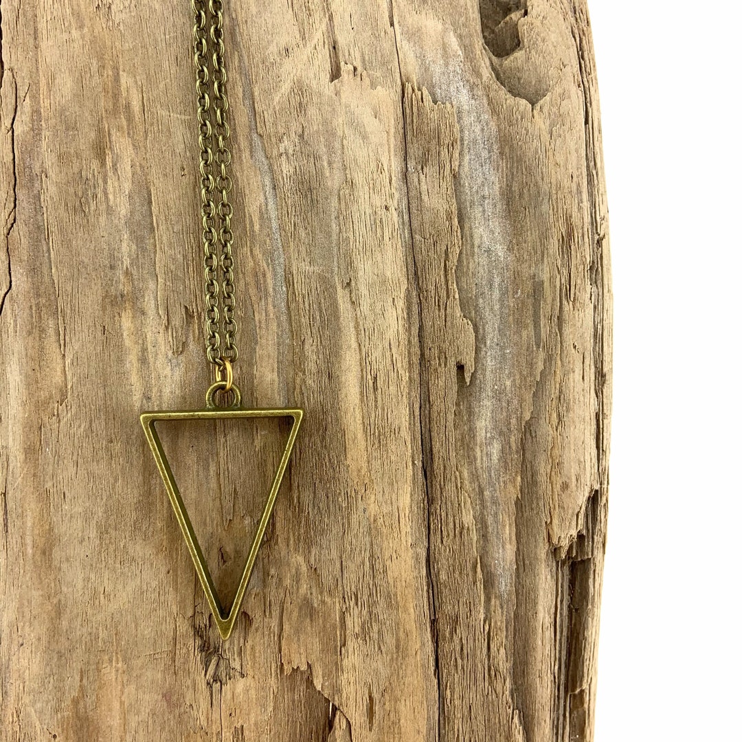Triangular Collars Collar triangular / Collar geométrico / Collar bestseller / - Etsy España