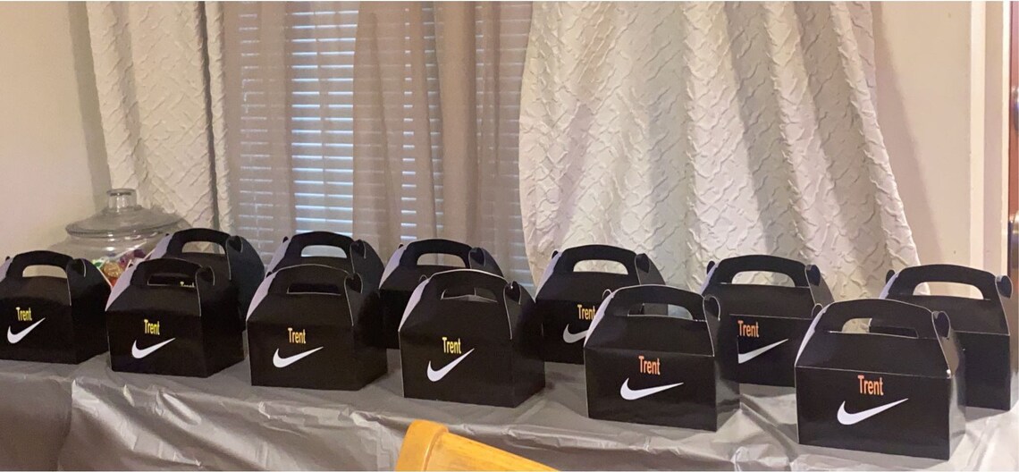 Nike Party Favor Boxes Etsy