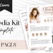 see more listings in the Media Kit Templates section
