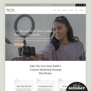 Green WordPress Theme - Blogger Template, Kadence WordPress Child Theme, Website Template WordPress, Template for Business -Studio Mommy A14