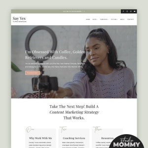 Green WordPress Theme - Blogger Template, Kadence WordPress Child Theme, Website Template WordPress, Template for Business -Studio Mommy A14