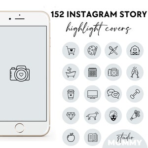 Instagram Highlight Covers Blue - Instagram Story Highlight Icons - Blue Instagram Icons - Blue Highlight Covers For Instagram - A11