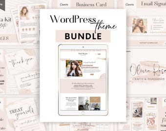 Thème WordPress - Modèle WordPress Find The Joy : conception de site Web + modèles Canva - Find The Joy Studio Mommy A15