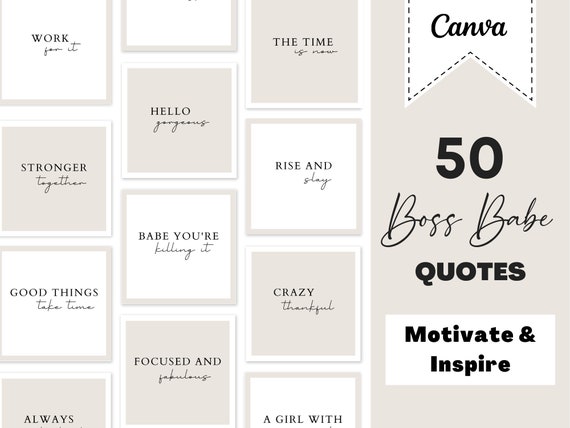 Motivational Quotes Templates Inspirational Quotes - Etsy