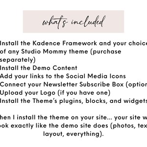 WordPress Theme Installation Service - Studio Mommy image 3