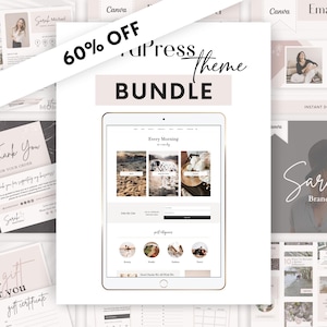 WordPress Theme - Feminine Blog Theme: Kadence Template + Canva Templates - Every Morning by Studio Mommy A10