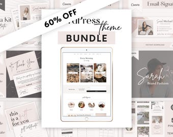 WordPress Theme - Feminine Blog Theme: Kadence Template + Canva Templates - Every Morning by Studio Mommy A10
