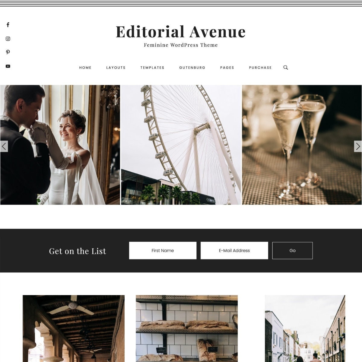 Theme for Wordpress Wordpress Blog Theme Responsive - Etsy