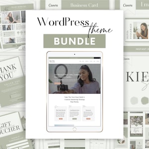 WordPress Theme - Kadence WordPress Template: Website Design + Canva Templates - Say Yes by Studio Mommy A14