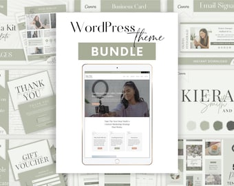 Thème WordPress - Modèle WordPress Kadence : conception de site Web + modèles Canva - Say Yes par Studio Mommy A14