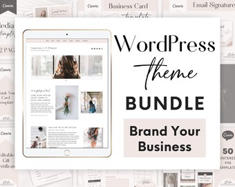 WordPress Theme Blog - Lifestyle Bloggers - WordPress Template For Bloggers - WordPress Blog Theme - Pink Website Template WordPress - A10