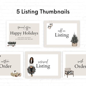 Etsy Shop Kit, Etsy Banner Set, Etsy Banner Shop Kit, Etsy Banner Canva, Etsy Banner and Logo, Banner Kit, Etsy Branding Kit Template A21 image 4